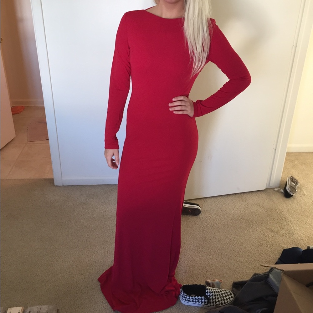 Red Ball Gown